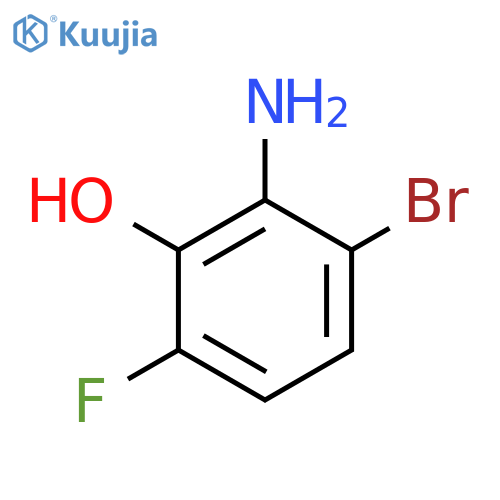 2-amino-3-bromo-6-fluoro-phenol structure