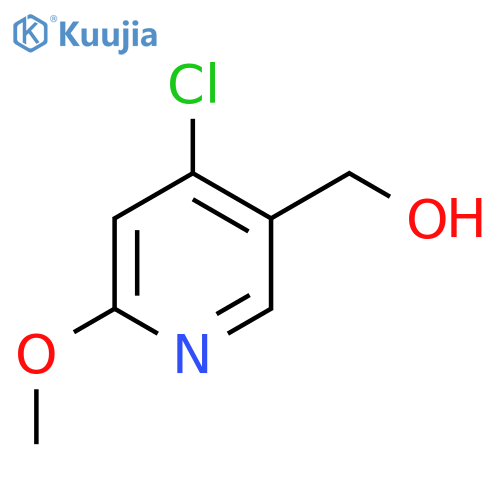 4-Chloro-2-methoxypyridine-5-methanol structure