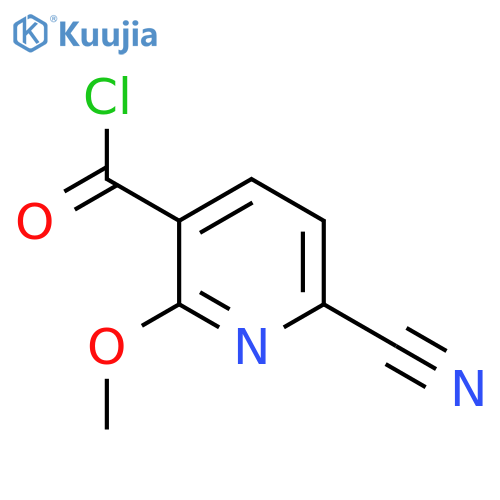 6-Cyano-2-methoxynicotinoyl chloride structure