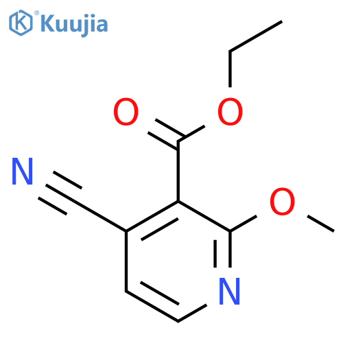 Ethyl 4-cyano-2-methoxynicotinate structure