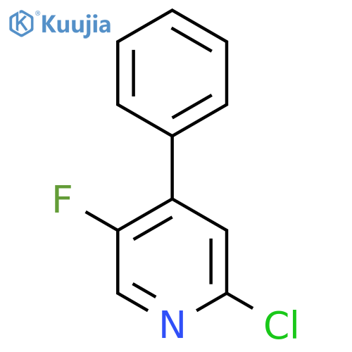 2-Chloro-5-fluoro-4-phenylpyridine structure