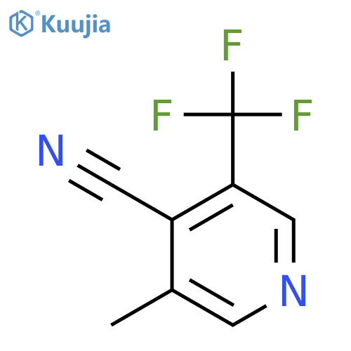 3-Methyl-5-(trifluoromethyl)isonicotinonitrile structure