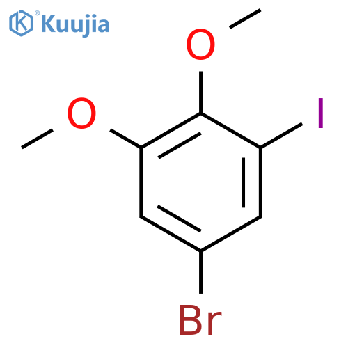 1-Bromo-3,4-dimethoxy-5-iodobenzene structure