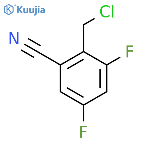 2-Cyano-4,6-difluorobenzyl chloride structure