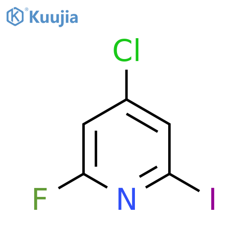 4-Chloro-2-fluoro-6-iodopyridine structure