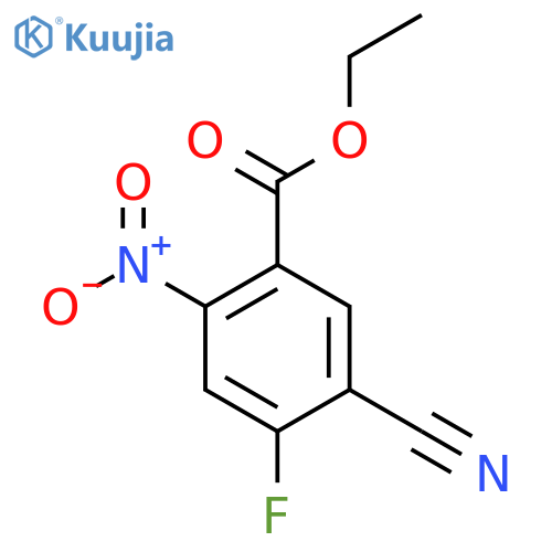 Ethyl 5-cyano-4-fluoro-2-nitrobenzoate structure