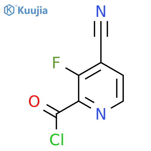 4-Cyano-3-fluoropicolinoyl chloride structure