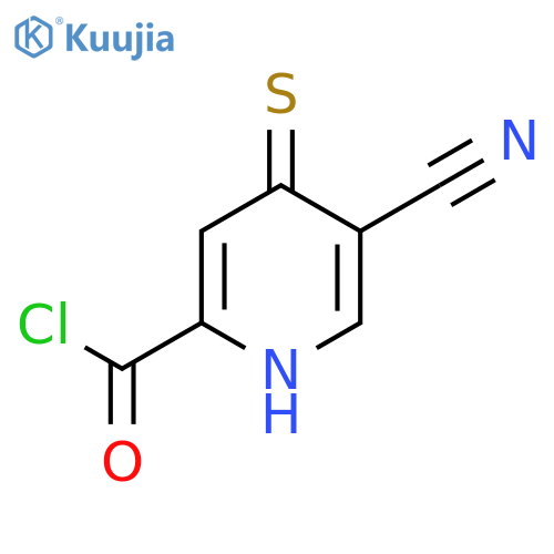 5-Cyano-4-mercaptopicolinoyl chloride structure