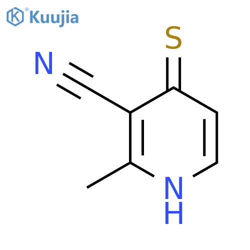 4-Mercapto-2-methylnicotinonitrile structure