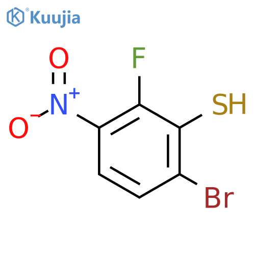 6-Bromo-2-fluoro-3-nitrothiophenol structure