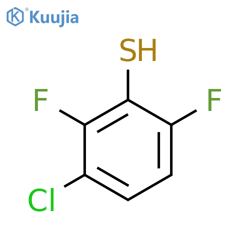 3-Chloro-2,6-difluorobenzenethiol structure