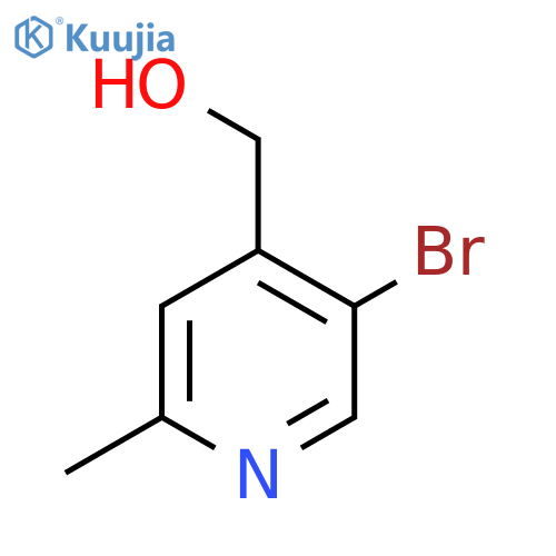 (5-Bromo-2-methylpyridin-4-yl)methanol structure