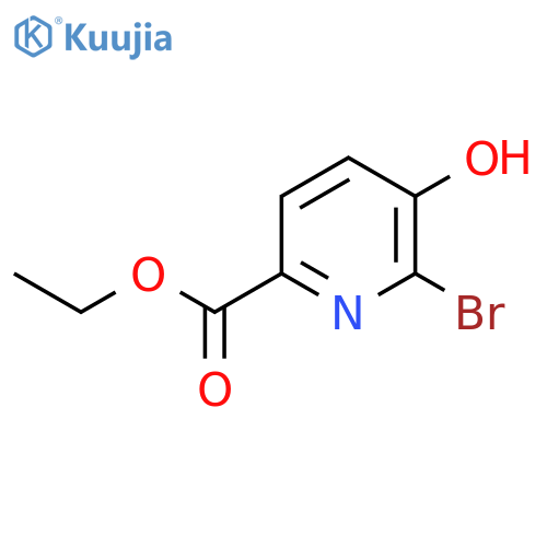 Ethyl 6-bromo-5-hydroxypicolinate structure