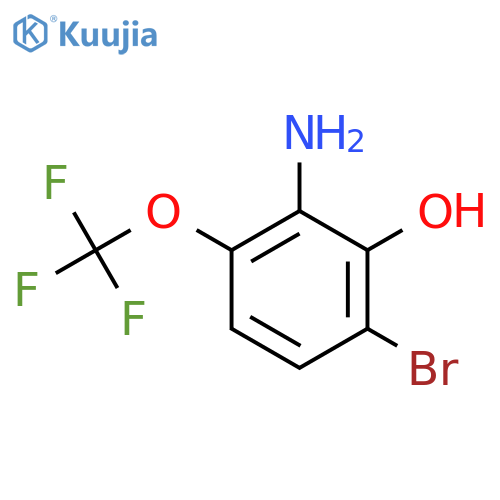 Nc1c(O)c(Br)ccc1OC(F)(F)F structure