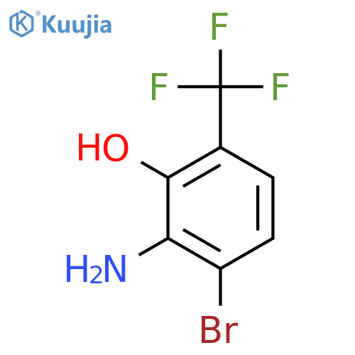 6-Bromo-2-hydroxy-3-(trifluoromethyl)aniline structure