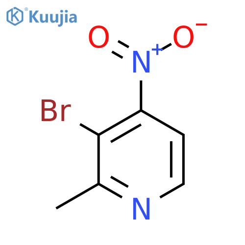 3-Bromo-2-methyl-4-nitropyridine structure