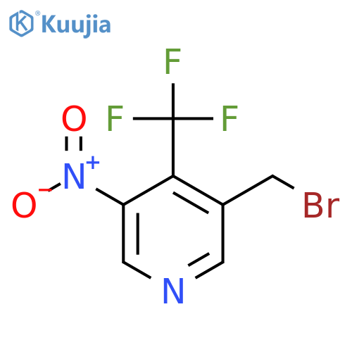 3-Bromomethyl-5-nitro-4-(trifluoromethyl)pyridine structure