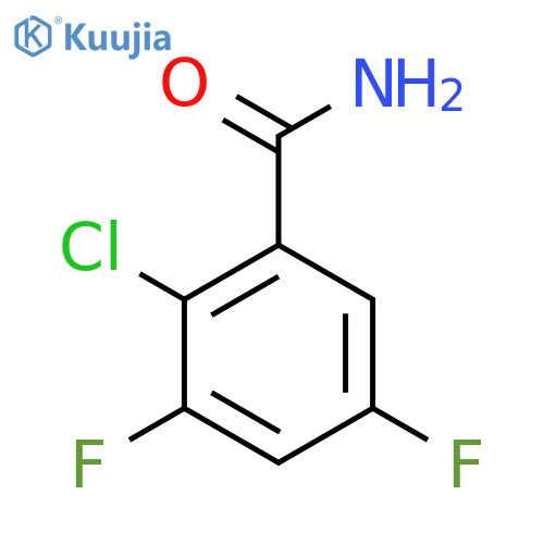 2-Chloro-3,5-difluorobenzamide structure