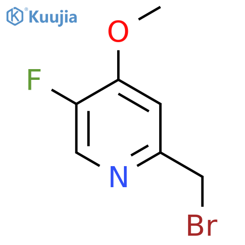 2-(Bromomethyl)-5-fluoro-4-methoxypyridine structure