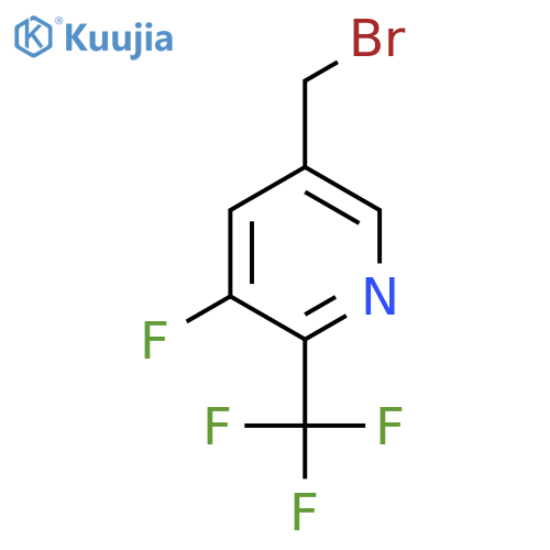 5-Bromomethyl-3-fluoro-2-(trifluoromethyl)pyridine structure