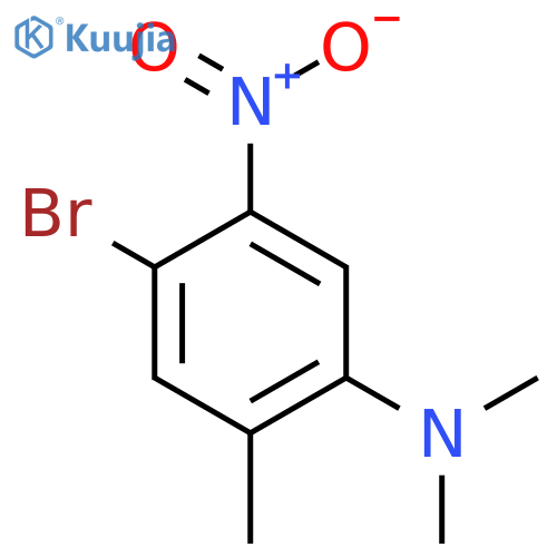 4-Bromo-5-nitro-N,N,2-trimethylaniline structure