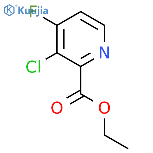 Ethyl 3-chloro-4-fluoropicolinate structure