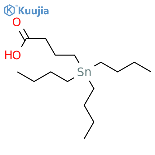Butanoic acid, 4-(tributylstannyl)- structure
