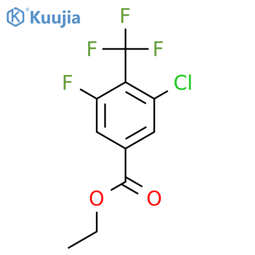Ethyl 3-chloro-5-fluoro-4-(trifluoromethyl)benzoate structure