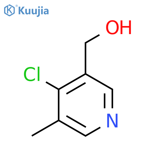 4-Chloro-3-methylpyridine-5-methanol structure