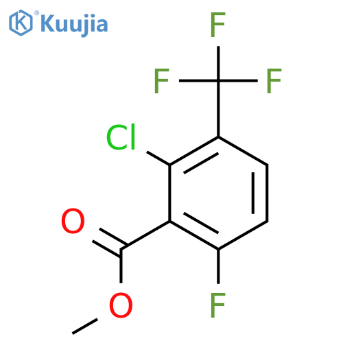 Methyl 2-chloro-6-fluoro-3-(trifluoromethyl)benzoate structure