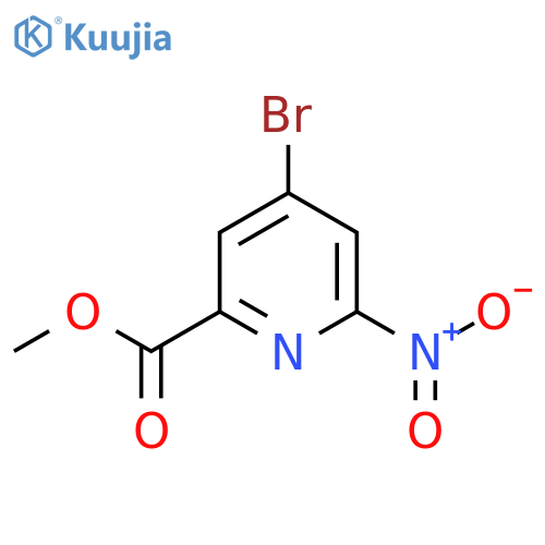 Methyl 4-bromo-6-nitropicolinate structure