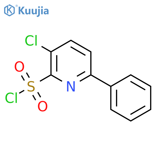 3-Chloro-6-phenylpyridine-2-sulfonyl chloride structure