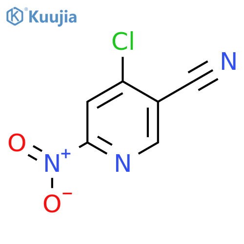 4-Chloro-6-nitronicotinonitrile structure