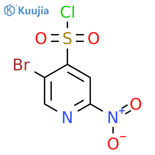 5-Bromo-2-nitropyridine-4-sulfonyl chloride structure