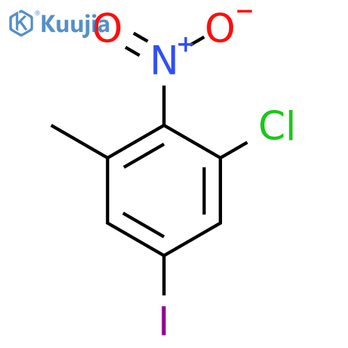 3-Chloro-5-iodo-2-nitrotoluene structure