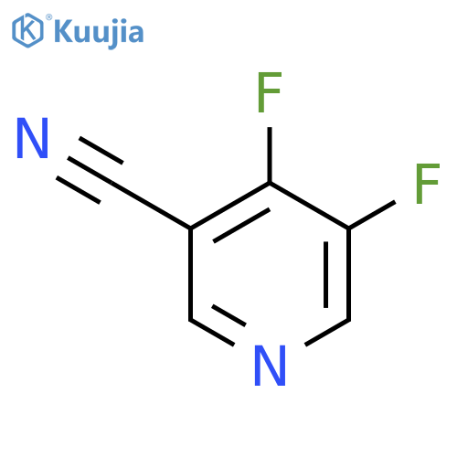 4,5-Difluoronicotinonitrile structure