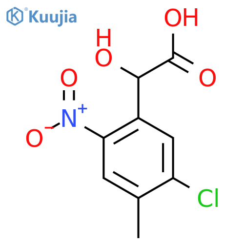 5-Chloro-4-methyl-2-nitromandelic acid structure