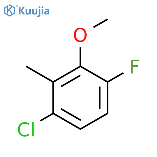 3-Chloro-6-fluoro-2-methylanisole structure