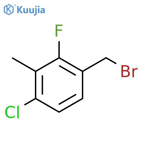 4-Chloro-2-fluoro-3-methylbenzyl bromide structure