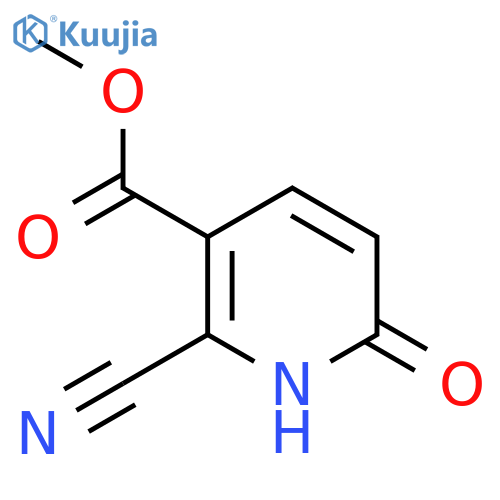 Methyl 2-cyano-6-hydroxynicotinate structure