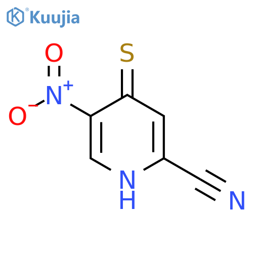 4-Mercapto-5-nitropicolinonitrile structure