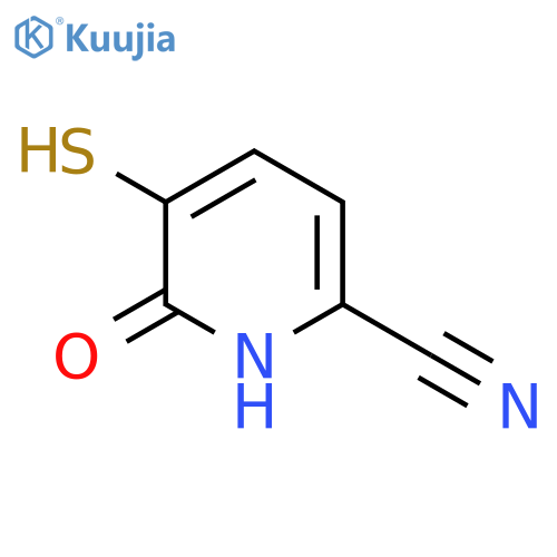 6-Hydroxy-5-mercaptopicolinonitrile structure
