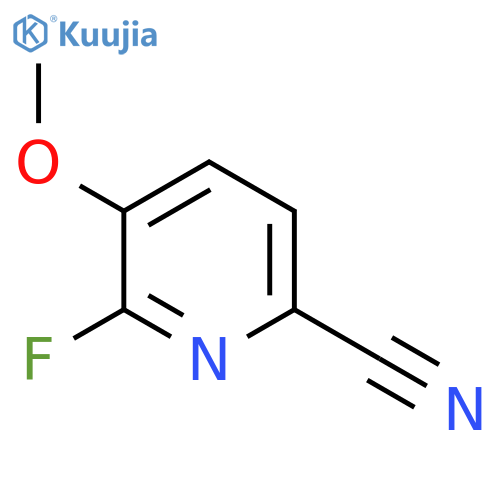 6-Fluoro-5-methoxypicolinonitrile structure