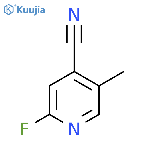 2-Fluoro-5-methylisonicotinonitrile structure