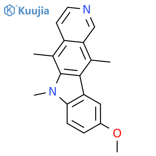 6H-Pyrido[4,3-b]carbazole,9-methoxy-5,6,11-trimethyl- structure