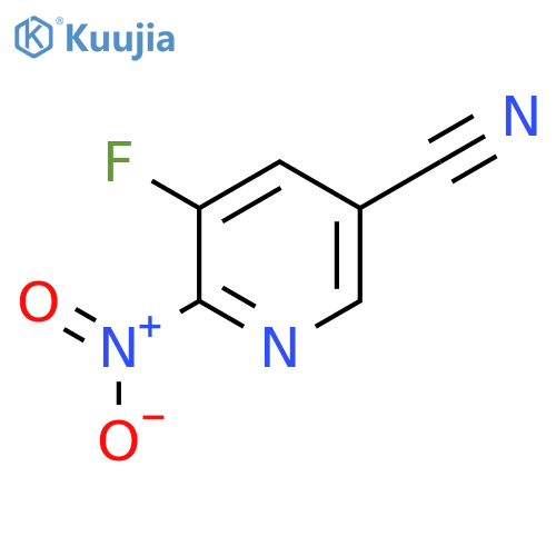 5-Fluoro-6-nitronicotinonitrile structure
