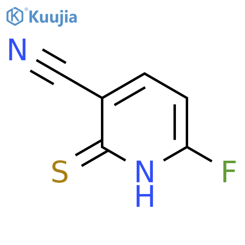 6-Fluoro-2-mercaptonicotinonitrile structure