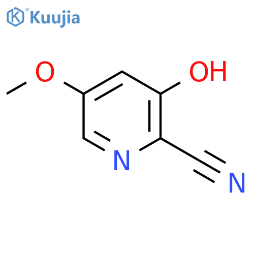 3-Hydroxy-5-methoxypicolinonitrile structure