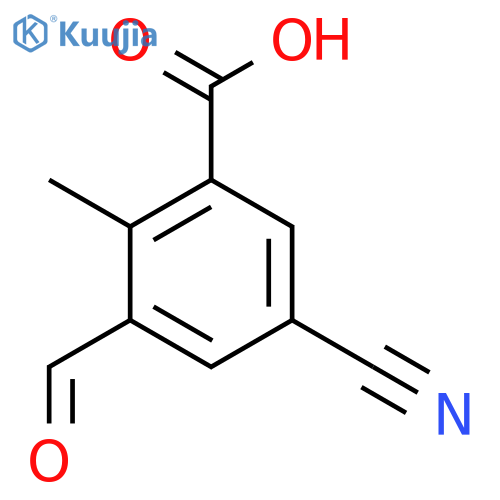 5-Cyano-3-formyl-2-methylbenzoic acid structure