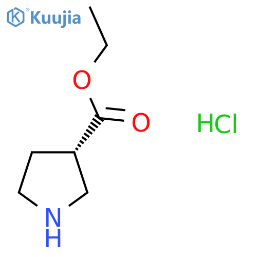 ethyl (3S)-pyrrolidine-3-carboxylate;hydrochloride structure